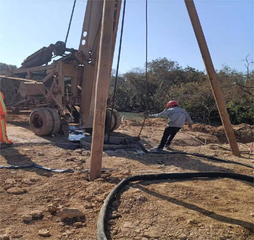 Projet de fondation sur pieux de pont en Guinée